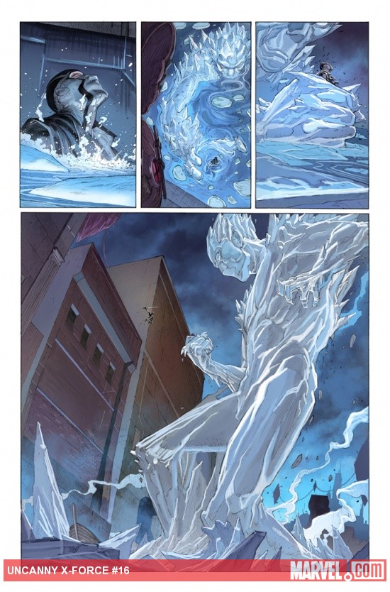 Uncanny X-Force #16 preview art by Jerome Opena