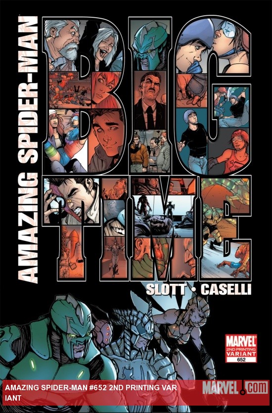 Amazing Spider-Man (1999) #652, 2nd Printing Variant