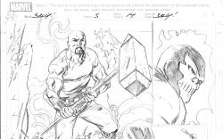 Fear Itself: The Fearless #5 preview pencils by Mark Bagley