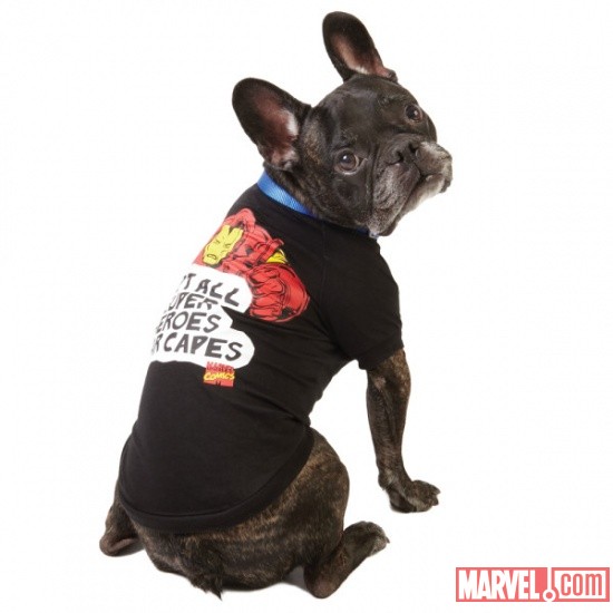 Iron Man Black Dog Tee by Fetch available at PetSmart