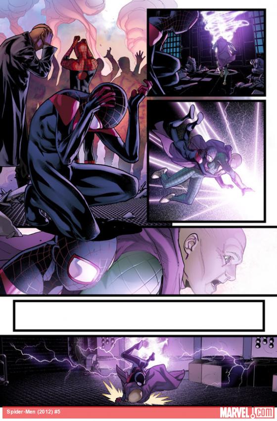 Spider-Men #5 preview art by Sara Pichelli