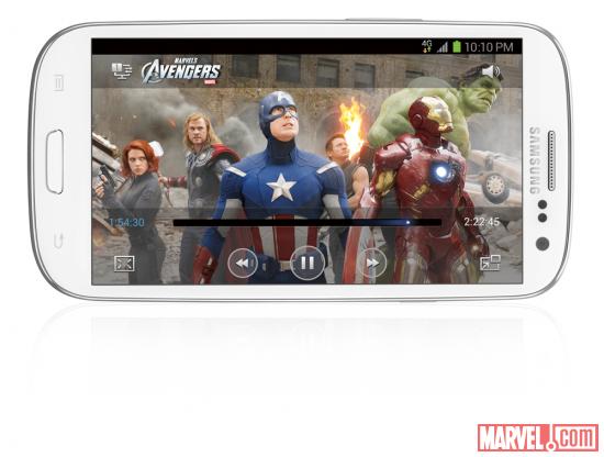 Marvel's The Avengers on Samsung Galaxy S III