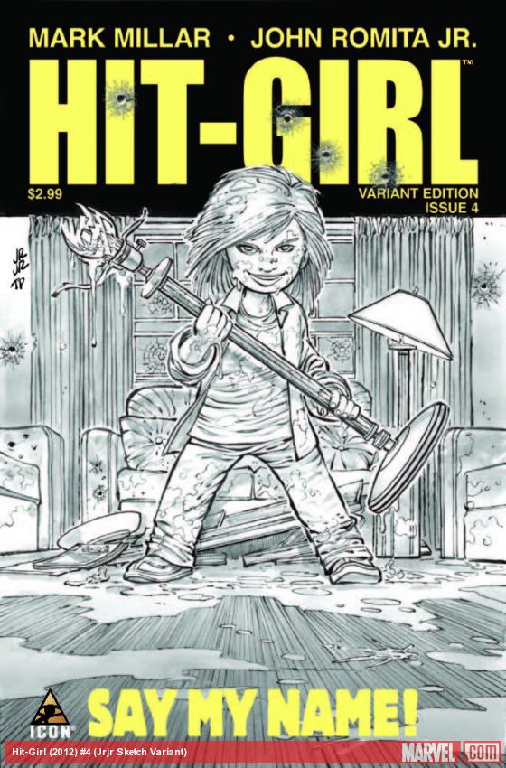 Hit-Girl (2012) #4 (Jrjr Sketch Variant)