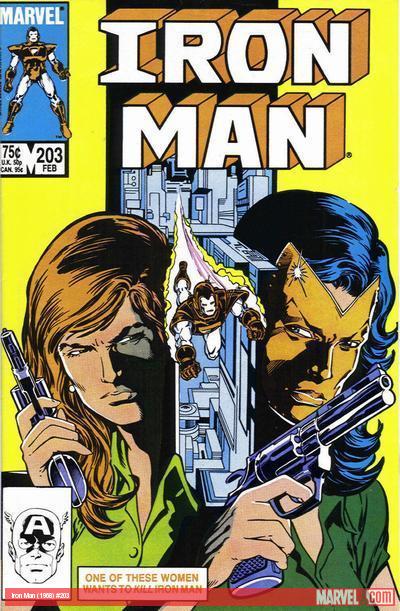 Iron Man #203 cover