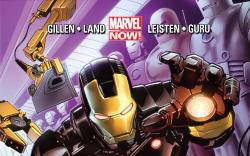 cover from IRON MAN (2012) #1 (2nd Printing Variant)