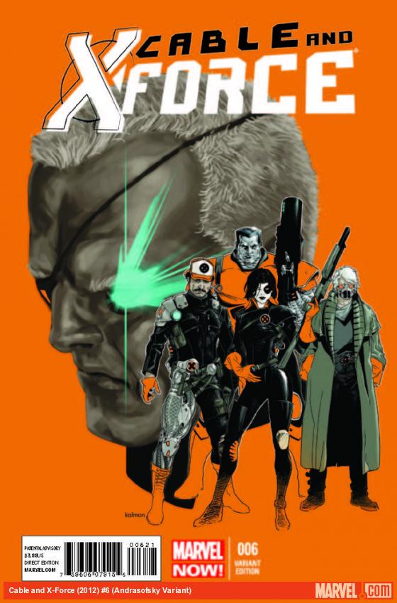 Cable and X-Force (2012) #6 (Andrasofsky Variant)