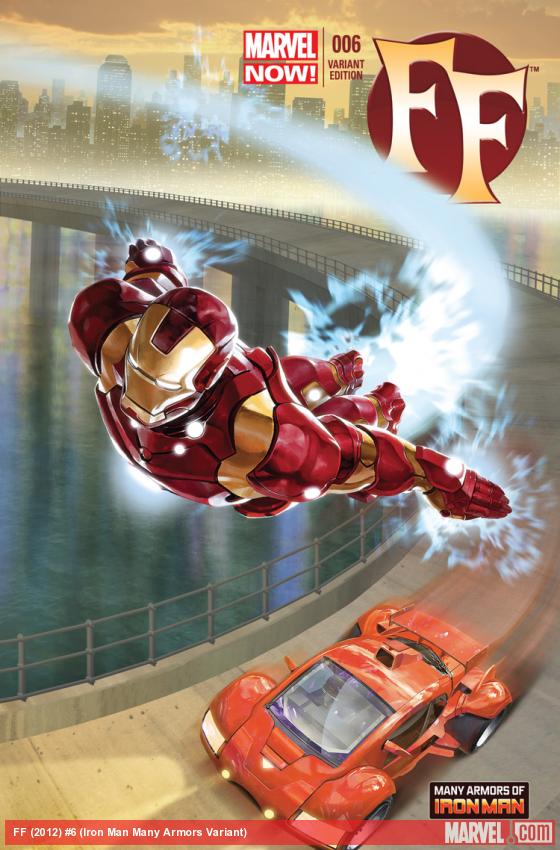 FF (2012) #6 (Iron Man Many Armors Variant)