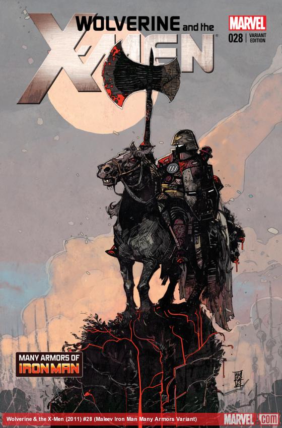 Wolverine & the X-Men (2011) #28 (Maleev Iron Man Many Armors Variant)