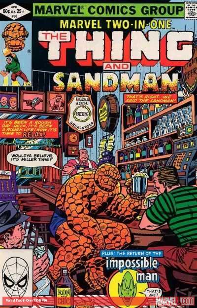 Marvel Two-in-One #86 cover by Ron Wilson