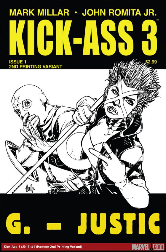 Kick-Ass 3 (2013) #1 (Hamner 2nd Printing Variant)