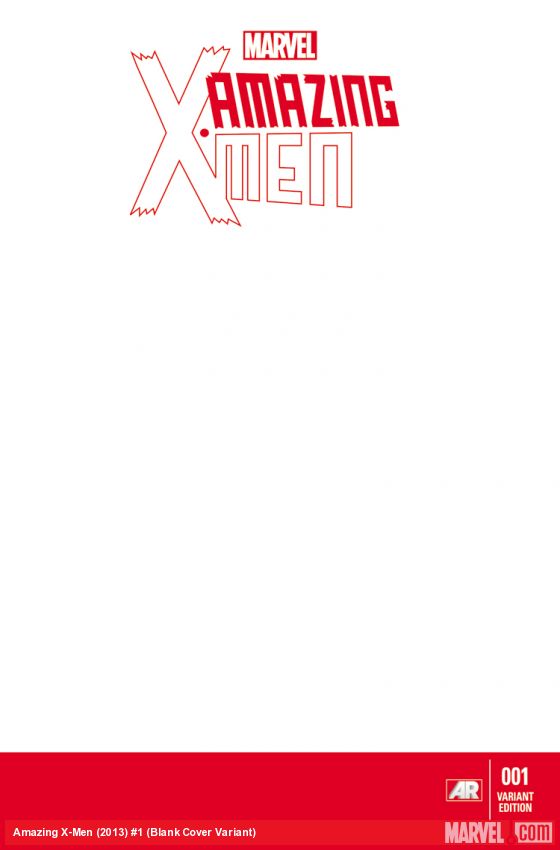 Amazing X-Men (2013) #1 (Blank Cover Variant)
