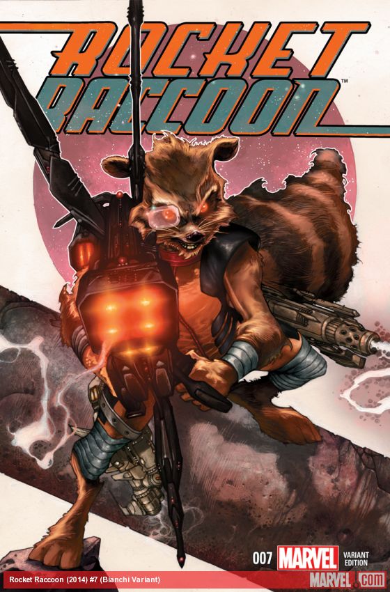 Rocket Raccoon (2014) #7 (Bianchi Variant)