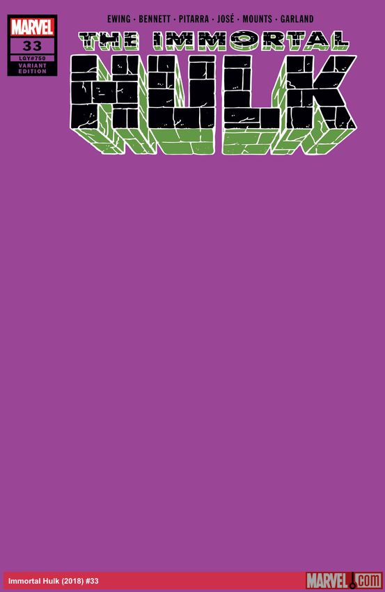 Immortal Hulk (2018) #33 (Variant)