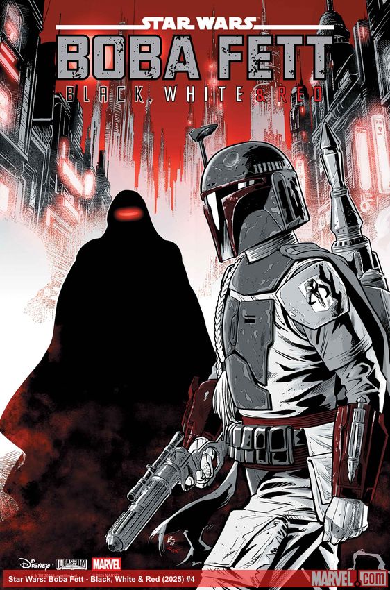Star Wars: Boba Fett - Black, White & Red (2025) #4 (Variant)