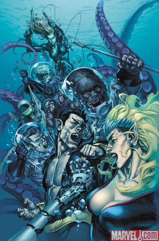 AGENTS OF ATLAS #6 cover by Leinil Francis Yu
