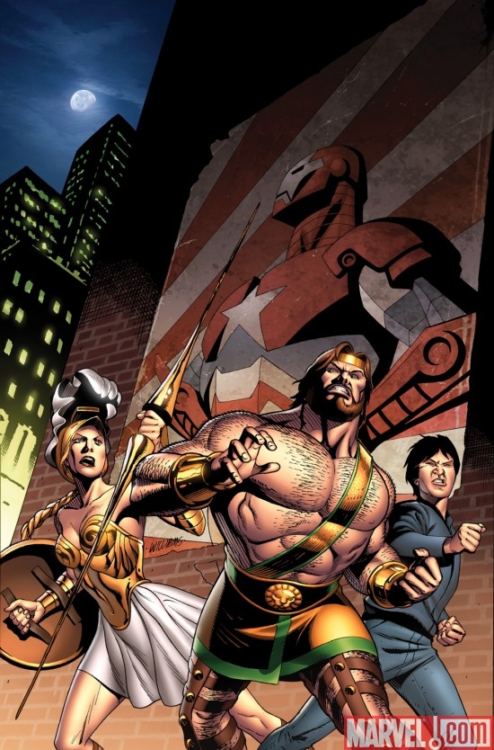 INCREDIBLE HERCULES #127 cover by David Williams