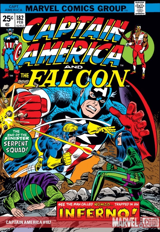CAPTAIN AMERICA #182 COVER