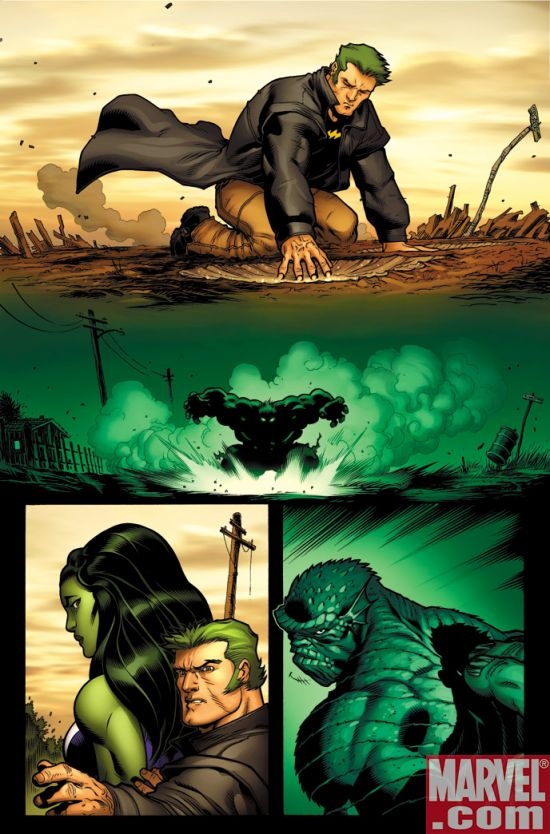 HULK #1 Interior Art