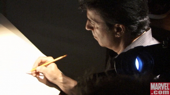 John Romita Jr. drawing Wolverine