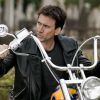 Johnny on his motorcycle