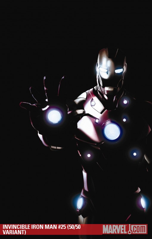 Invincible Iron Man (2008) #25 (50/50 VARIANT)