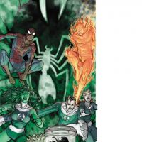 SPIDER-MAN/FANTASTIC FOUR #2 cover by Mario Alberti