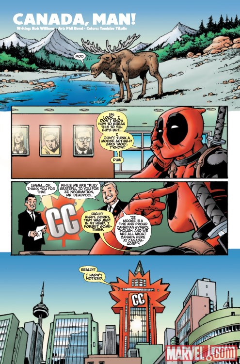 DEADPOOL #1000 preview art by Phil Bond