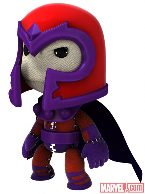 Magneto costume in LittleBigPlanet