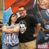 Agent M and Twyst (guest blogger) at Marvel's Fan Expo Canada booth