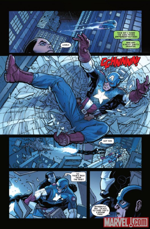 ULTIMATE COMICS NEW ULTIMATES #4 preview page by Frank Cho