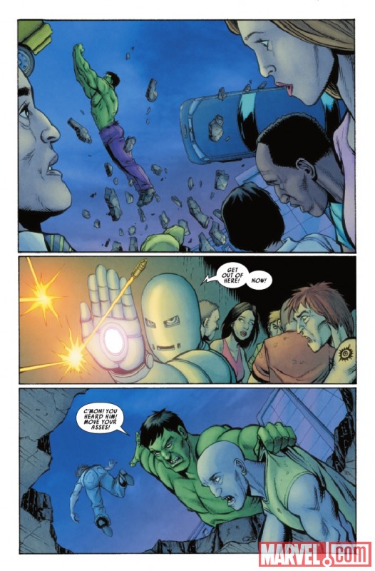 ULTIMATE COMICS AVENGERS 3 #3 preview page by Steve Dillon