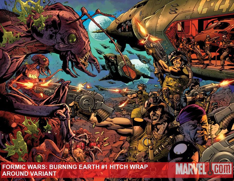 Formic Wars: Burning Earth (2011) #1 (Hitch Wraparound Variant)