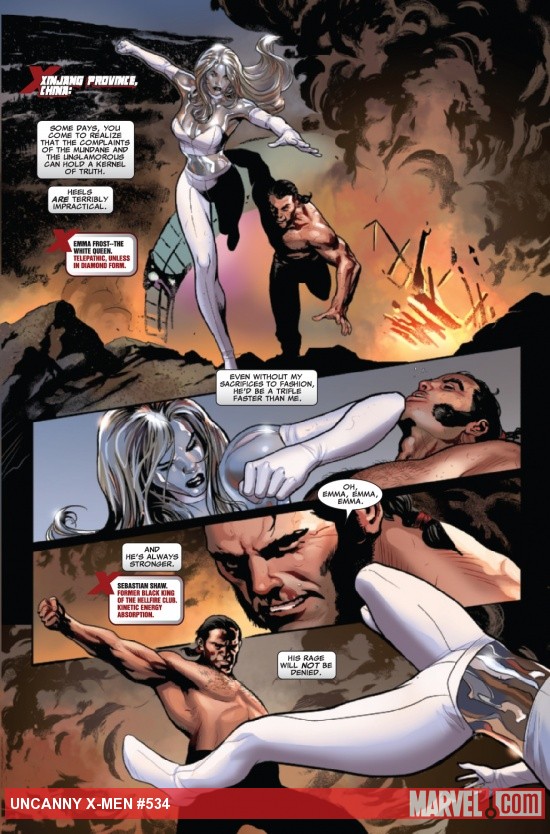 Uncanny X-Men #534 preview art by Greg Land
