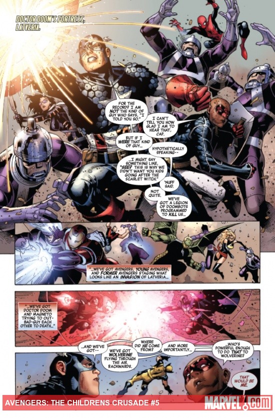 Avengers: The Children's Crusade #5 preview art by Jim Cheung