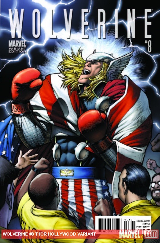 Wolverine (2010) #8 (THOR HOLLYWOOD VARIANT)