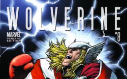 Wolverine (2010) #8, THOR HOLLYWOOD VARIANT