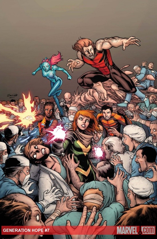 Generation Hope #7 cover by Salva Espin