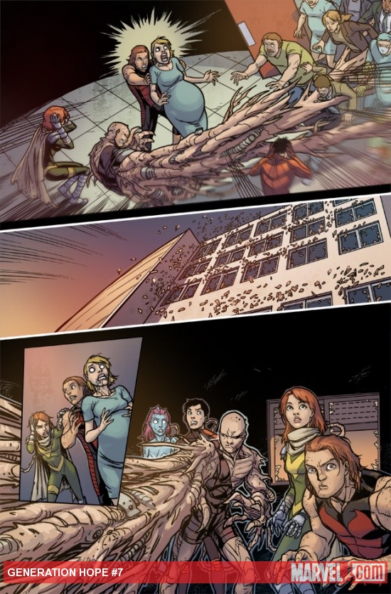 Generation Hope #7 preview art by Salva Espin