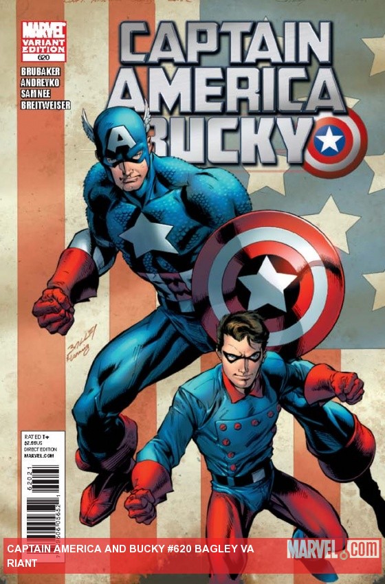 Captain America and Bucky (2011) #620 (Bagley Variant)