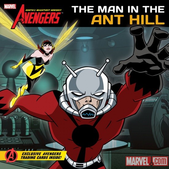 The Avengers: Earth's Mightiest Heroes! Man in the Ant Hill story book cover art