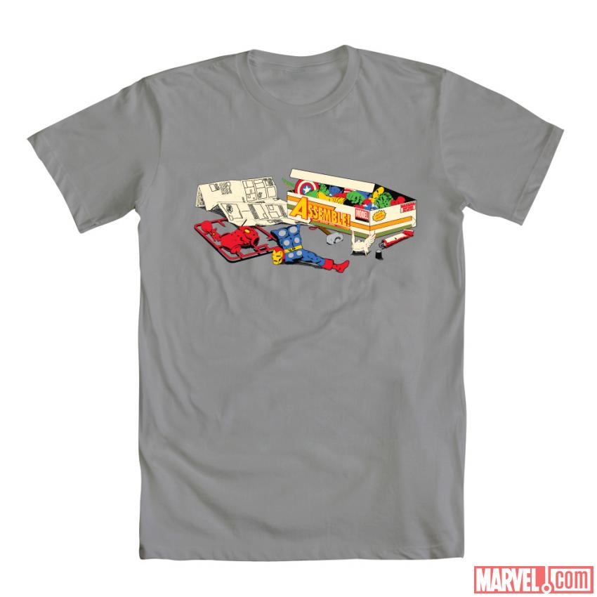 "Assembly Required" by Russell Conway shirt design for Mighty Fine  