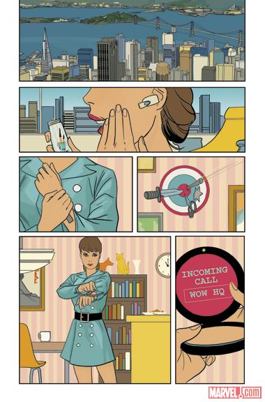 SpyGal preview art by Phil Noto