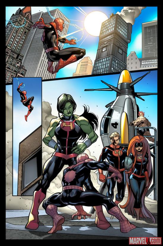 Avenging Spider-Man #17 preview art