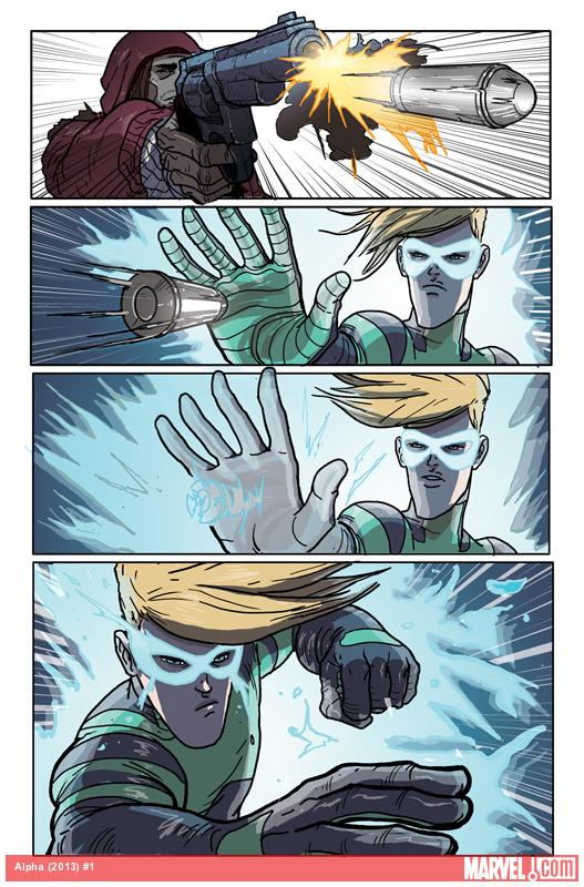 Alpha: Big Time #1 preview art by Nuno Plati