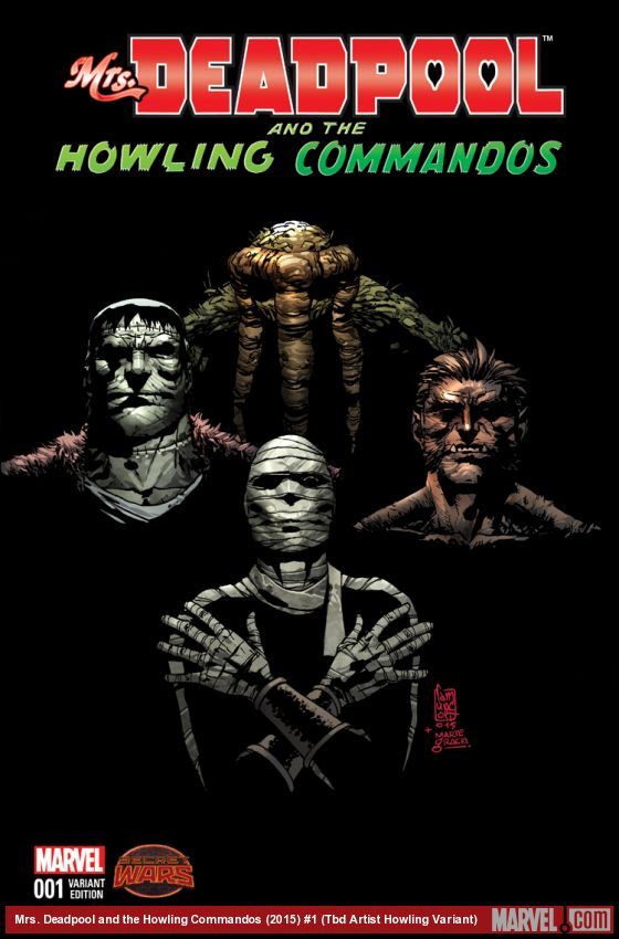 Mrs. Deadpool and the Howling Commandos (2015) #1 (CAMUNCOLI HOWLING VARIANT)