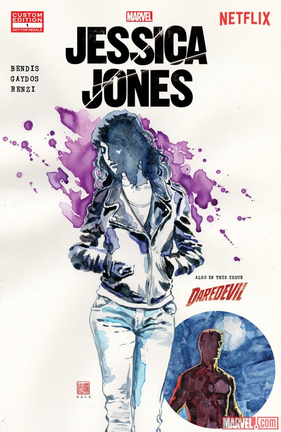 CUSTOM NETFLIX JESSICA JONES NYCC COMIC (2015)