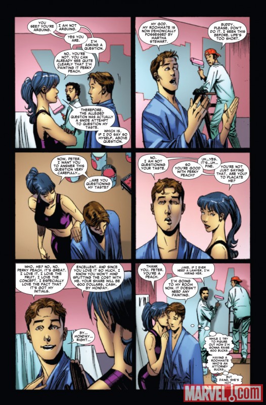 PETER PARKER #1 Art by Patrick Olliffe