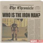 Newspaper movie prop from Iron Man