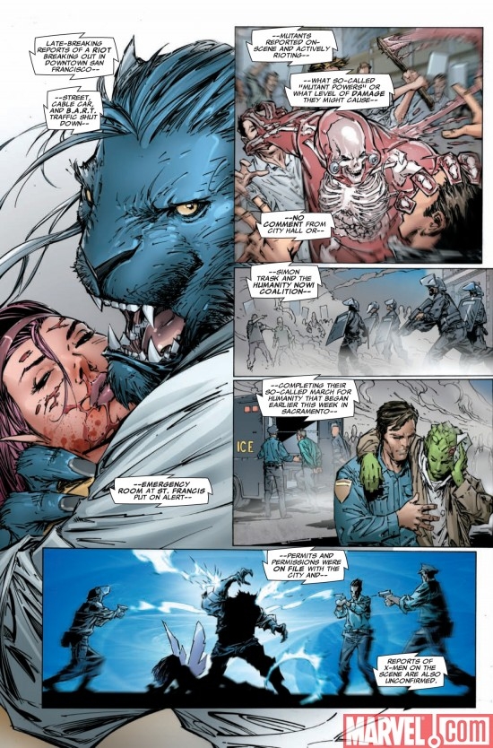 DARK AVENGERS UNCANNY X-MEN: UTOPIA, page 4