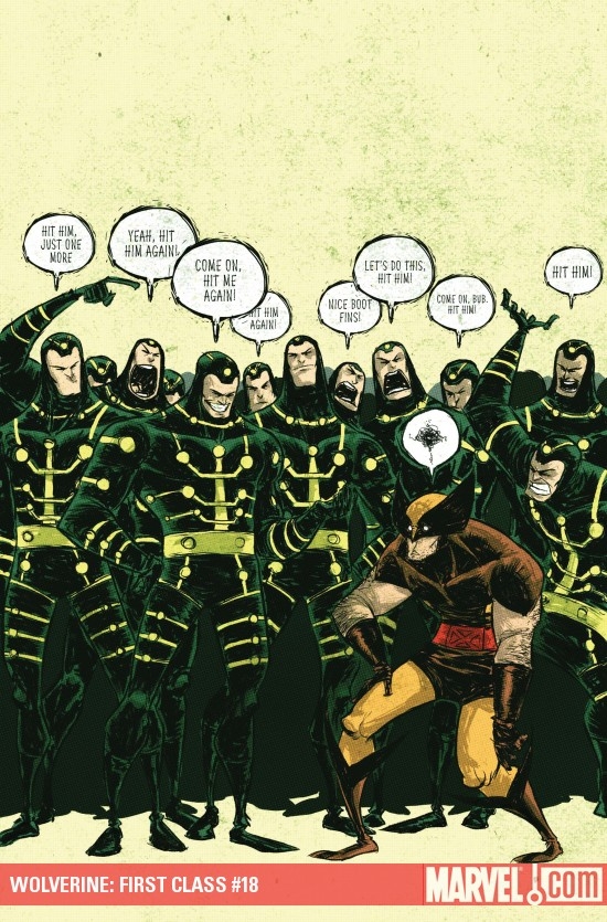 Wolverine: First Class #18 cover by Skottie Young
